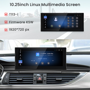 HFmidia 2026 ระบบลินุกซ์ใหม่ 10.25 นิ้ว หน้าจอ 12.3 นิ้ว สำหรับ Audi A6 A7 C7 ปี 2012 2013 2014 2015 2016 เครื่องเล่นวิดีโอในรถยนต์ CarPlay อัตโนมัติ - Product Image 5