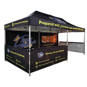 Ánh nắng mặt trời khung nhôm gấp không thấm nước <span class=keywords><strong>gazebo</strong></span> bật lên tán Lều 10x10 10x20 ngoài trời tổ chức sự kiện triển lãm thương mại biểu tượng tùy chỉnh - Product Image 5