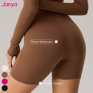 بدلة رياضية نسائية من Janya لصالة الألعاب الرياضية واللياقة البدنية، جمبسوت بياقة واقفة وأكمام طويلة وسحاب نصفي، قطعة واحدة مناسبة لليوجا للبيع بالجملة - Product Image 6