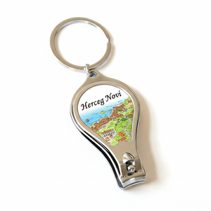Vente en gros de souvenirs de voyage personnalisés de Herceg Novi, Montenegro, coupe-ongles, ouvre-bouteille, porte-clés - Product Image 1