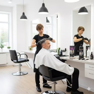 Professionele Organische Magic Fast Permanente Haarverf Crème 400ml Natuurlijke Bubbelkleur Zwart - Product Image 3