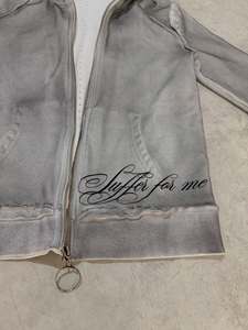Custom Logo screen print Men Streetwear <b>Zip</b> <b>Up</b> <b>Hoodie</b> Vintage acid wash French Terry cotton hoodies - Product Image 5