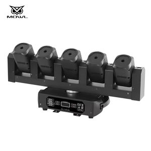 5 têtes DMX 5x500mw RGB tête mobile lumière Laser pour scène Concert dj Bar Disco boîte de nuit - Product Image 5