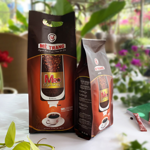 Torréfaction moyenne de l'exportateur de café du Viet Nam goût moelleux grains de café torréfiés MRO certifiés HACCP et HALAL emballés dans un sac - Product Image 6