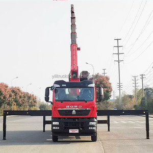 Camion <span class=keywords><strong>benne</strong></span> basculante HOWO TX 6x4 10T avec <span class=keywords><strong>grue</strong></span>, <span class=keywords><strong>grue</strong></span> montée sur camion 12T, <span class=keywords><strong>grue</strong></span> à flèche droite 14T - Product Image 6