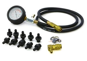 ชุดเกจวัดแรงดันน้ำมันเครื่องสำหรับรถยนต์ รถเอทีวี รถบรรทุก, ชุดทดสอบแรงดันน้ำมันเครื่อง 0-140 ปอนด์ต่อตารางนิ้ว สำหรับเกจวัดแรงดันน้ำมันเครื่องสำหรับช่าง - Product Image 4