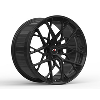 Jantes forgées monobloc style toile d'araignée noir intense, best-seller, 18-24 pouces, pour la modification des véhicules Porsche 718 et BMW X3