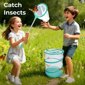 Kit de culture de papillons d'extérieur, jouet éducatif STEM en plastique pour enfants, découverte de la <span class=keywords><strong>nature</strong></span>, apprentissage scientifique, ensembles de filets de capture d'insectes - Product Image 3