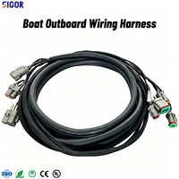 Arnés de cableado para motor de barco 176340, cable modular principal BRP Johnson Evinrude OMC, caja de control remoto para fueraborda, PVC PTFE IP67