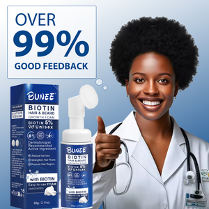 Venta directa de espuma extra fuerte para hombres, espuma para detener la pérdida de cabello hereditaria, tratamiento para el crecimiento del cabello, jengibre, cafeína, espuma para el crecimiento del cabello - Product Image 5