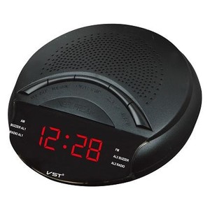 Radio portátil AM/FM <span class=keywords><strong>de</strong></span> búsqueda automática y despertador LED <span class=keywords><strong>de</strong></span> 0,6" - Product Image 1