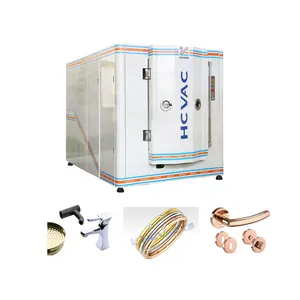 HCVAC Talheres de aço inoxidável, tigela e prato, máquina de revestimento a vácuo PVD de ouro rosa de titânio