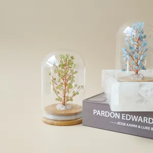2022 venda quente de cristal desejando árvore, árvores de cristal decorativo, natural árvore de cristal para o quarto