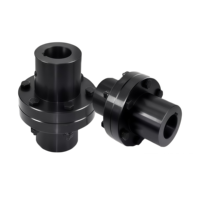 Flange rigide haute résistance 45 #   Accouplement à bride en acier traité par oxydation, forgé CNC, personnalisable OEM, marque SFS, directement de l'usine