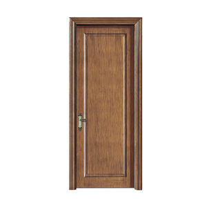 Puerta Interior Minimalista de Madera Maciza con Aislamiento Acústico para Dormitorio, Puerta Batiente Manual con Acabado Superficial - Product Image 2