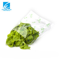 Sac plastique auto-perforé, transparent, imprimé personnalisé, pour légumes