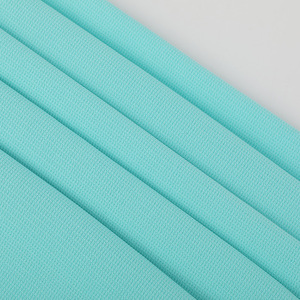 Tissu éponge français 100% polyester à séchage rapide respirant Ultra-mince Double face peigné trame imprimé Birdseye Satin <span class=keywords><strong>soie</strong></span> tissu - Product Image 5