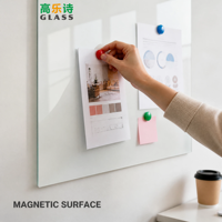 Tableau blanc magnétique sans cadre en verre trempé, tableau effaçable à sec mural, 4 mm, taille personnalisée, certifié FSC/TUV, pour bureau