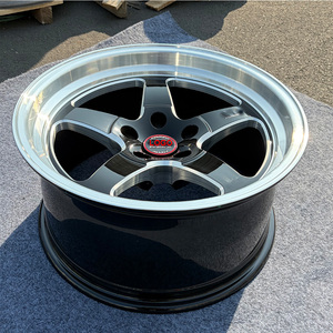 Cerchi Forgiati Stile S71 da 17-20 Pollici 5x120 5x114.3 Nero Lucido con Bordo Lavorato, Cerchi da Corsa per <span class=keywords><strong>Corvette</strong></span>, Mustang, Camaro - Product Image 2