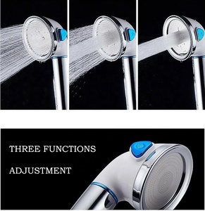 Hiện đại Mist Spray cầm tay Micro Nano bong bóng Shower Head 3 chức năng áp lực cao Bộ lọc nhựa với <span class=keywords><strong>switch</strong></span> - Product Image 2