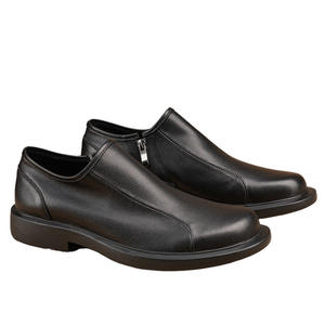 2026 Autumn Winter British <b>Style</b> Men's <b>Walking</b> <b>Shoes</b> Plush-Lined Casual Leather First Layer Cattle Side Zipper Fashion Trend - Product Image 5