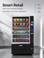 Máquina Expendedora Comercial de Bebidas y Snacks con Botones, Compatible con Múltiples Métodos de Pago (Monedas, Código QR), Personalización OEM ODM