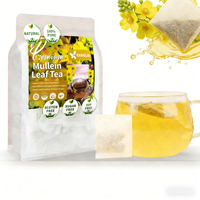 Tisane Naturelle de Feuilles de Molène, Herbe Traditionnelle pour un Confort Doux de la Gorge et un Soutien Rafraîchissant, Vente en Gros OEM, Direct Usine