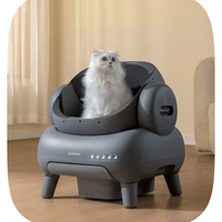 Litière pour chat électrique automatique au design intelligent et nouveau, contrôle par application, double capteur de sécurité, nettoyage facile, autonettoyante, anti-odeurs