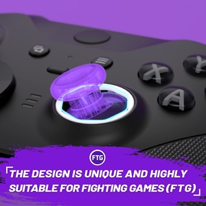 Bâtons octogonaux de remplacement blancs redessinés avec anneaux d'accentuation pour manette Xbox Series X/S, coque version EXtremeRate ASR - Product Image 6