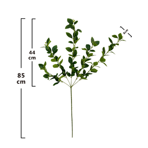 5 Fourche Osmanthus Feuilles Unique <span class=keywords><strong>Mimosa</strong></span> Poignée Long Pole Belle Real Touch Poignée <span class=keywords><strong>En</strong></span> Bambou Artificielle Décembre - Product Image 5