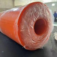 Feuille de caoutchouc de silicone industriel en mousse de silicone orange de haute qualité Feuilles de silicone pour divers métiers et applications