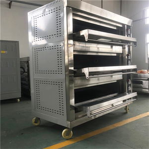 Horno de gas de 3 niveles y 9 bandejas para baguettes, croissants, pan de mantequilla y donas, con garantía remota de un año, máquina automática para aperitivos. - Product Image 6