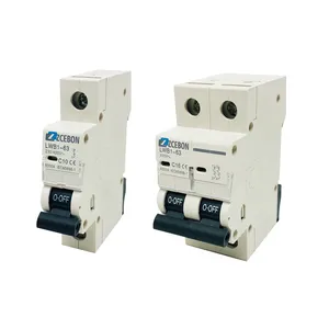 ZCEBOX 6KA 10KA 63A 1P Mini Circuit Breaker MCB circuit breaker for equipment used