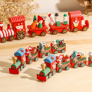 Ornement <span class=keywords><strong>de</strong></span> <span class=keywords><strong>train</strong></span> <span class=keywords><strong>de</strong></span> <span class=keywords><strong>Noël</strong></span> 2024 en bois/plastique, décoration <span class=keywords><strong>de</strong></span> <span class=keywords><strong>Noël</strong></span>, <span class=keywords><strong>de</strong></span> Nouvel An 2024, Joyeux <span class=keywords><strong>Noël</strong></span> pour la maison - Product Image 3