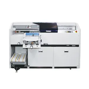 300 books per hour cover feed fully automatic binding machine with creaser