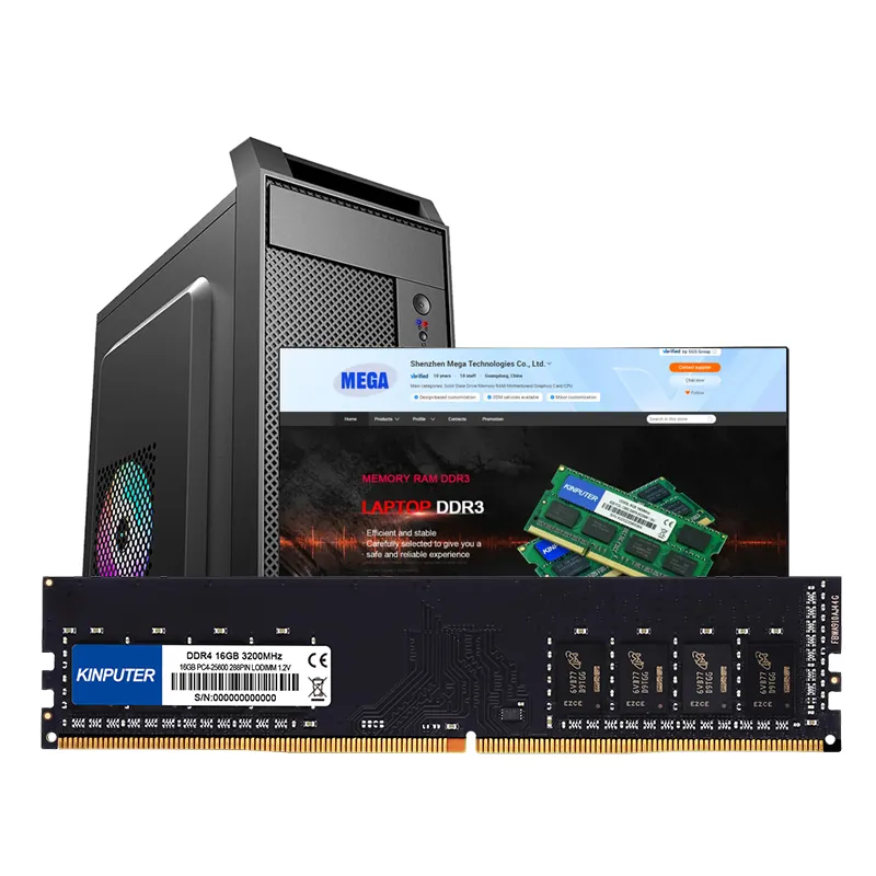 Desktop Gaming Memory DDR4 RAM 4GB 8GB 16GB 32GB DDR4 2666 3200 mhz 1.2V UDIMM PC4-21300 DDR4 Memory Module