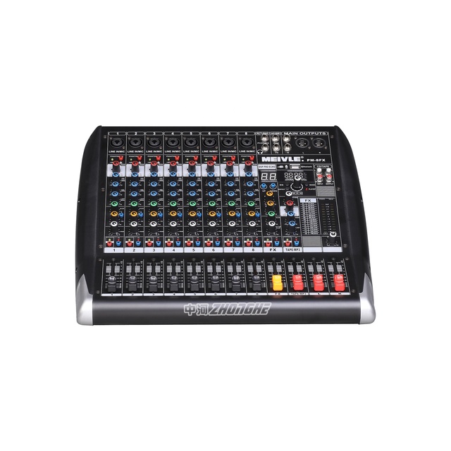 PM-8FX Dj Music Mixer Audio 8channel pa Pro Mixer