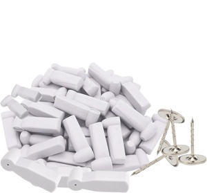 lm Retail Anti-verlies beveiliging <span class=keywords><strong>EAS</strong></span> harde <span class=keywords><strong>tags</strong></span> voor kleding met pinnen 58KHz compatibel met <span class=keywords><strong>checkpoint</strong></span> systeem 46mm grijs - Product Image 1