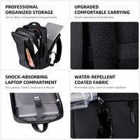 Sac à dos pour ordinateur portable multifonctionnel de grande capacité, imperméable, en polyester respirant, pour les étudiants, l'école, les activités de plein air