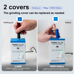 Máquina de rectificado de agujas para soldadura con batería de litio MJ-33, compatible con baterías 18650, universal aplicable de 3-8 mm - Product Image 2