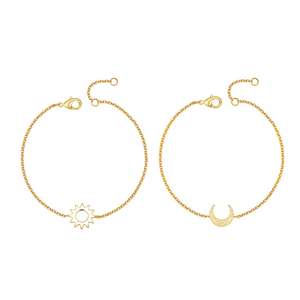 Bracelet d'<span class=keywords><strong>amitié</strong></span> avec soleil et lune, nouveauté mode, cadeau pour femmes, bijoux d'<span class=keywords><strong>amitié</strong></span> - Product Image 6