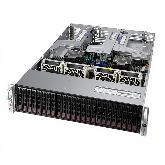 SYS-220U-TNR Supermicro 2U Ultra Rack Server Dual 3rd Gen Xeon 24x2.5 NVMe SAS SATA 32 DDR4 Enterprise Storage Server