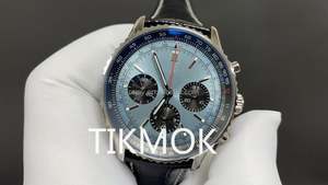 Reloj de Aviador para Hombre BLS Factory 2023, Movimiento Cronógrafo, Acero Inoxidable, 6 Calendarios, Luminoso - Product Image 2