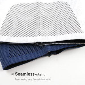 Rodillera de compresión tejida en <span class=keywords><strong>3D</strong></span> con soporte de resorte para levantamiento de pesas y sentadillas, venta al por mayor, logotipo personalizado BOLI - Product Image 3