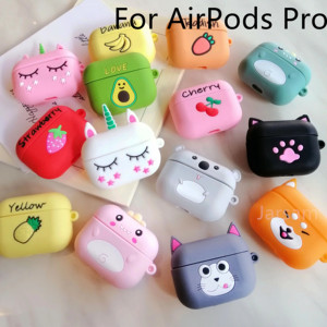 เคสซิลิโคนลายการ์ตูนน่ารักสำหรับ <span class=keywords><strong>AirPods</strong></span> <span class=keywords><strong>Pro</strong></span> เคสหูฟังไร้สายสำหรับ <span class=keywords><strong>Airpods</strong></span> 3 <span class=keywords><strong>Pro</strong></span> อุปกรณ์เสริมป้องกัน - Product Image 1