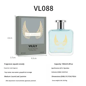 Oferta Especial al por Mayor, Perfume Vilily, Venta Directa <span class=keywords><strong>de</strong></span> Fábrica, 100 ml, Tamaño Completo, Popular, Superventas, Multienzimático, para Hombre y Mujer - Product Image 6