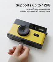 Kamera Digital Retro Tanpa Layar Hemat Biaya dengan Flash Terintegrasi 8MP, Fokus Tetap, Kualitas Gambar Retro
