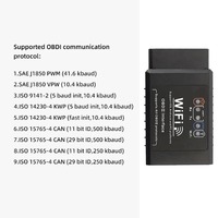 2024 más nuevo ELM327 V1.5 escáner lector de código de coche OBD2 WIFI herramienta de diagnóstico para iPhone IOS /Android automotriz obd2 escáner