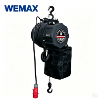 Palans électriques à chaîne en acier certifiés CE WEMAX 0,5-2 tonnes, télécommande, protection IP65, 220-480V, pour la construction de scènes de concert, ISO