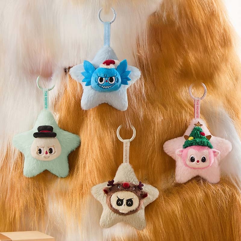 POPMART Labubu Sparkling Plush Pendant Blind Box - Christmas Edition